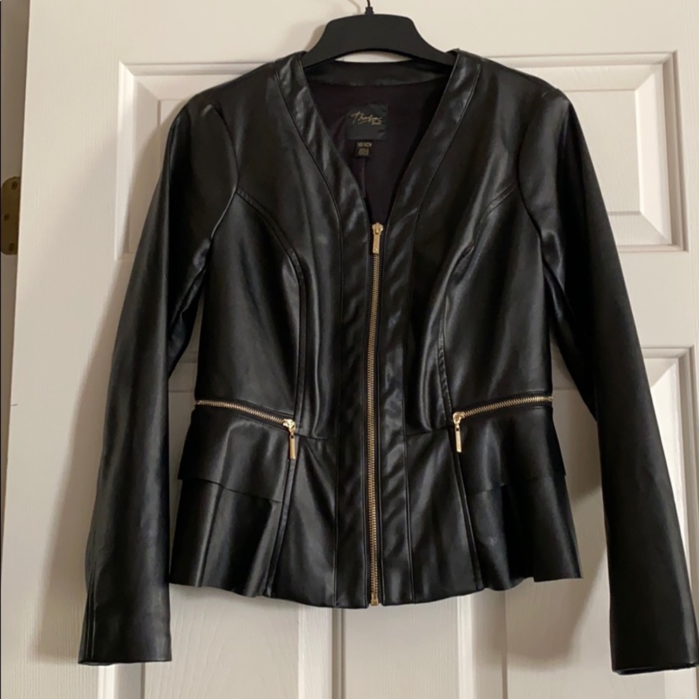 Thalia Sodi Faux Leather Jacket
